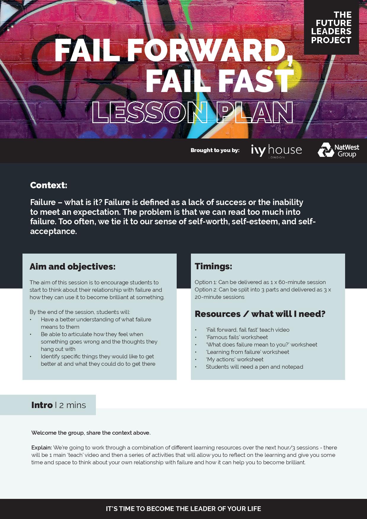 AD1000 Ivy House Fail Forward Fail Fast Lesson Plan Feb23 PUBLIC-page-001